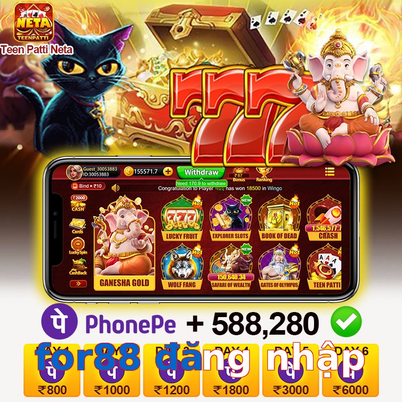 for88 đăng nhập