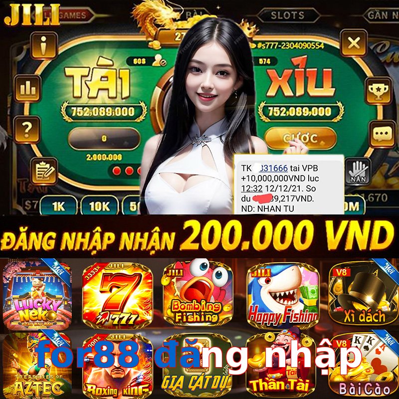 for88 đăng nhập