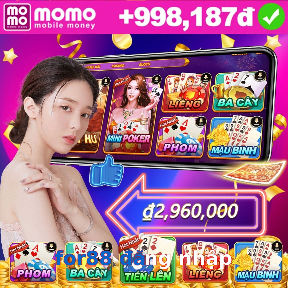for88 đăng nhập