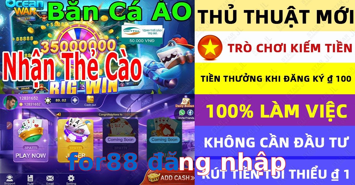 for88 đăng nhập