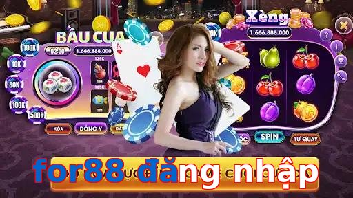 for88 đăng nhập