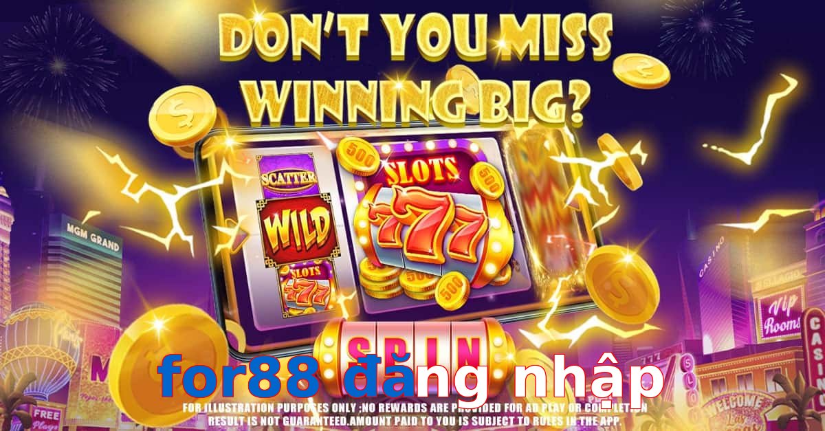 for88 đăng nhập