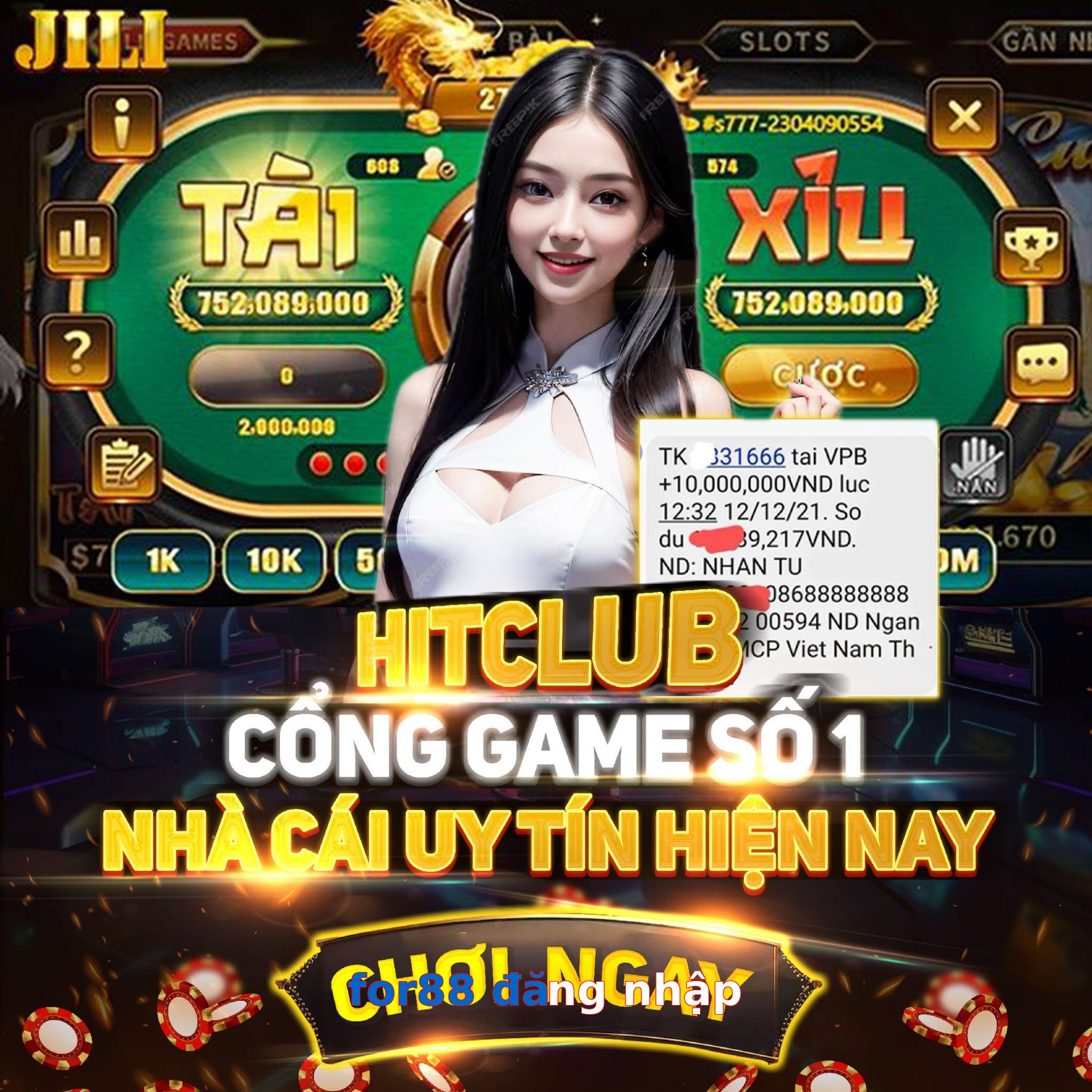 for88 đăng nhập