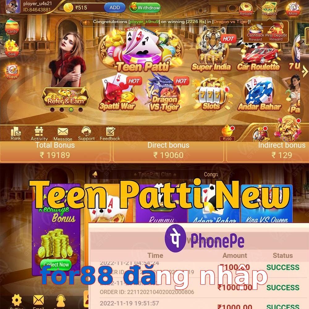 for88 đăng nhập